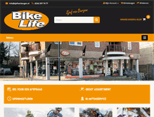 Tablet Screenshot of bikelifegroesbeek.nl
